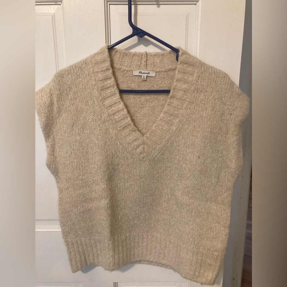Madewell cropped sweater vest